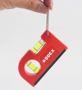 Rodex Cep Tipi Mini Su Terazisi Kırmızı Mıknatıslı Su Terazisi - 1