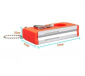 Rodex Cep Tipi Mini Su Terazisi Kırmızı Mıknatıslı Su Terazisi - 3