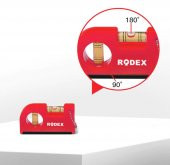 Rodex Cep Tipi Mini Su Terazisi Kırmızı Mıknatıslı Su Terazisi - 4