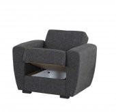 İpek Mobilya Dolce Tekli Berjer ( Koyu Gri ) - 4