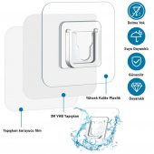 Bondit 3M Yapışkanlı Tablo Resim Duvar Askı Bandı Sök Tak 5 KG - 6