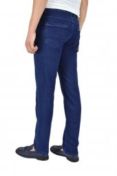 Erkek Lacivert Kot Pantolon Regular Fit 320-46 BGL-ST02142 - 6