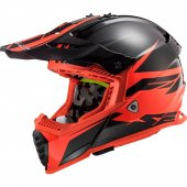 LS2 FAST EVO ROAR MAT SİYAH-KIRMIZI KASK (YENİ SEZON) - 1