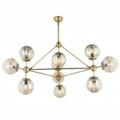 Lampaluce Spazio Modern Tasarım 10lu Avize Sarı - 1