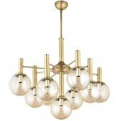 Lampaluce Sfera Modern Tasarım 9lu Avize Sarı - 1