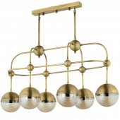 Lampaluce Bozzolo Modern 6lı Sarkıt Avize Sarı - 1