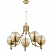 Lampaluce Bozzolo-2 Modern Sarkıt Avize 5li Sarı - 1