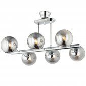 Lampaluce Space Modern Tasarım Avize 6lı Krom - 1