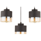 Lampaluce Rico Modern Tasarım Sarkıt Sıralı Avize 5li Siyah - 2