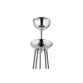 Lampaluce Ghiacciolo Dekoratif Sarkıt Avize 5li Krom - 3