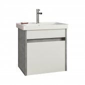 Orka Aydos 55 cm MDF Banyo Dolabı Alt Modül ve Lavabo - 1