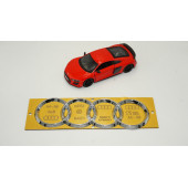 Audi A4 A6 Bagaj Krom ABS Halka Rozet Amblem - 2