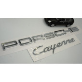 Porsche Cayenne Bagaj 3M 3D ABS Yazı Logo Amblem Seti thumbnail 1