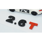 DK Tuning 2.6T Bagaj Siyah Kırmızı Yazı Logo Volkswagen İle Uyumlu thumbnail 3