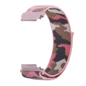 Gpack Samsung Galaxy Watch 4 44mm Kordon Cırtcırt Asker Desenli Kumaş Ayarlanabilir - 5