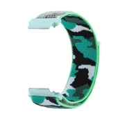 Gpack Samsung Galaxy Watch 4 44mm Kordon Cırtcırt Asker Desenli Kumaş Ayarlanabilir - 9