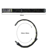 Gpack Huawei Watch 3 Classic Kordon Cırtcırt Asker Desenli Kumaş Ayarlanabilir - 3