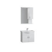 Denko Akyazı 55 cm MDF Beyaz Banyo Dolabı Takımı - 1