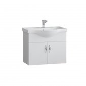 Denko Akyazı 55 cm MDF Beyaz Banyo Dolabı Takımı - 2