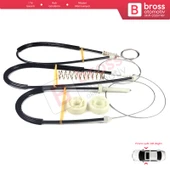 Bentley CoBentley Continental MK1 GT GTC 3W 2003-2011 Coupe Convertible İçin Elektrikli Ön Kapı Cam Kriko Setintinental GT MK1 2003-2011 İçin Ön Sağ veya Sol Kapı Cam Kriko Tamir Seti 3W0837401 02 - 3