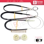 Bentley CoBentley Continental MK1 GT GTC 3W 2003-2011 Coupe Convertible İçin Elektrikli Ön Kapı Cam Kriko Setintinental GT MK1 2003-2011 İçin Ön Sağ veya Sol Kapı Cam Kriko Tamir Seti 3W0837401 02 - 1