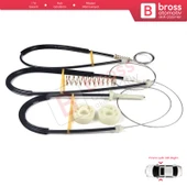 Bentley CoBentley Continental MK1 GT GTC 3W 2003-2011 Coupe Convertible İçin Elektrikli Ön Kapı Cam Kriko Setintinental GT MK1 2003-2011 İçin Ön Sağ veya Sol Kapı Cam Kriko Tamir Seti 3W0837401 02 - 4