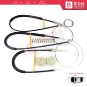 Bentley CoBentley Continental MK1 GT GTC 3W 2003-2011 Coupe Convertible İçin Elektrikli Ön Kapı Cam Kriko Setintinental GT MK1 2003-2011 İçin Ön Sağ veya Sol Kapı Cam Kriko Tamir Seti 3W0837401 02 - 2