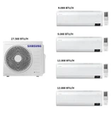 Samsung Windfree Duvar Tipi Multi Klima 9+9+12+12 Btu/H + 8 Kw Dış - 1