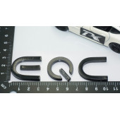 DK Tuning EQC Bagaj Siyah ABS 3M 3D Yazı Logo Benz İle Uyumlu - 4