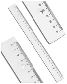 Yıldızlar Mercekli Şeffaf Cetvel 30 cm - 2