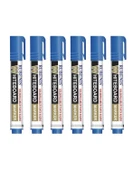 Rubenis Marker Beyaz Tahta Kalemi Mavi 6lı 056122 - 1