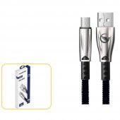 Sprange 3.1A M-Viola 1Mt Metal Başlıklı Micro Usb Kablo - 1