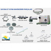Sayona S-3500D Turbo Force Et Kıyma Makinesi - 2