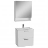 Vitra Mia 60 cm Beyaz Banyo Dolabı Takımı 66049 - 1