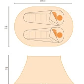 Regatta Malawi 2 Kişilik Pop-Up Çadır-PEMBE - 8