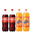 Coca-Cola 2,5 Lt (2 Ad) + Fanta Portakal 2,5 Lt (2 Ad) / 4 Lü Set - 1