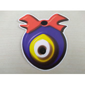 NAZAR BONCUĞU STİCKER 7x5,5cm (NAZARLIK) NAZAR BONCUĞU ETİKETİ - NAZAR BONCUĞU ÇIKARTMASI - 1