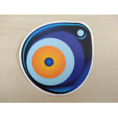 NAZAR BONCUĞU STİCKER 7x6cm (NAZARLIK) NAZAR BONCUĞU ETİKETİ - NAZAR BONCUĞU ÇIKARTMASI - 1
