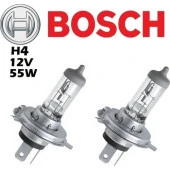 Bosch H4 12V 60/55W Far Ampülü 2 Adet Set - 1