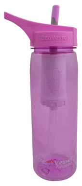 Eco Vessel Aqua Vessel Ultra Filtre Tritan Termos 0.75 Litre-PEMBE - 1