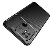 Xiaomi Poco C40 Kılıf Zore Negro Karbon Tasarım Silikon Kılıf - 7
