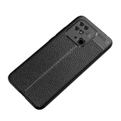 Xiaomi Poco C40 Kılıf Zore Niss Deri Desenli Silikon Kılıf thumbnail 7