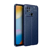 Xiaomi Poco C40 Kılıf Zore Niss Deri Desenli Silikon Kılıf thumbnail 1