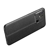 Xiaomi Poco C40 Kılıf Zore Niss Deri Desenli Silikon Kılıf thumbnail 11