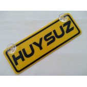 DEKOR SARI PLAKA - HUYSUZ (22x7,5cm) vantuzlu Pleksi (Dekor Levha) DEKOR PLAKA - 1