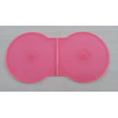 BOŞ CD ve DVD KUTUSU (KIRMIZI) Shell (İstiridye) 2CD KAPASİTELİ - 2