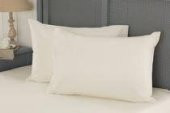 Pamuklu   Krem ikili yastık kılıfı 50x70cm ölçüsünde - 2