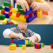Eğitici Yaratıcı 100 parça Lego Seti Ufku Açar,Zeka Geliştirip Beceri Kazandır Bina,Araba,Tren Setli - 4