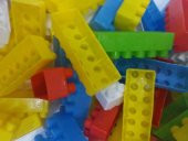 Eğitici Yaratıcı 55 parça Lego Seti Ufku Açar,Zeka Geliştirip Beceri Kazandır Bina,Araba,Tren Setli - 6