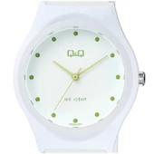 Q&Q VQ86J061Y Su Geçirmez Silikon Kordonlu Kadın Kol Saati - 3